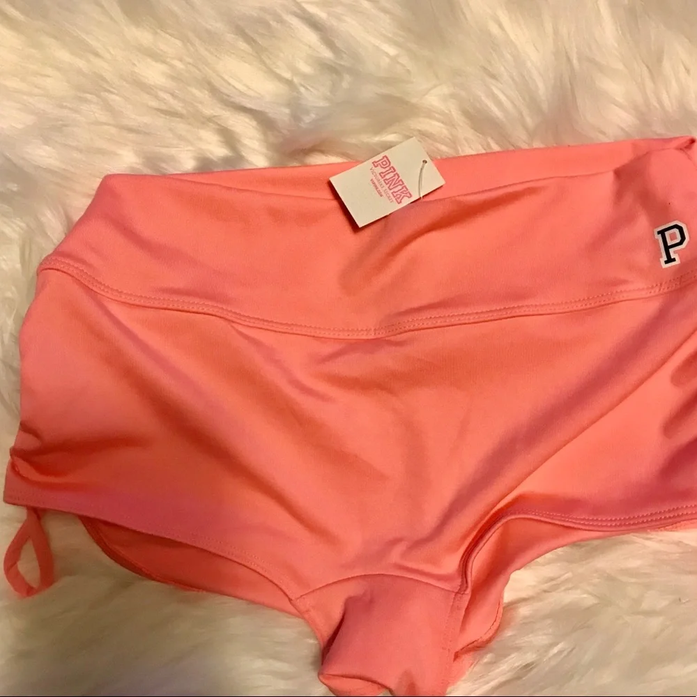 PINK VICTORIA’S SECRET GYM TO SWIM SHORTIE - Picture 3 of 5